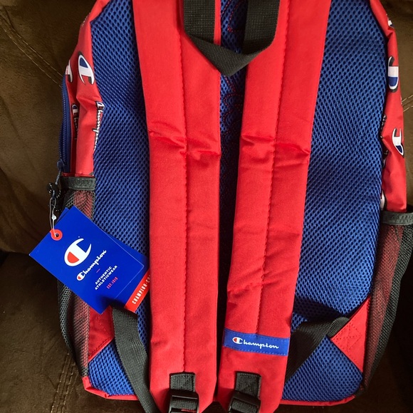 Champion Red and Blue Backpack/lunch Set - Picture 3 of 5